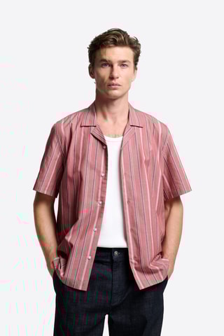 Camicia slim - Rosso mattone