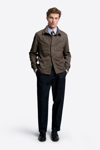Sovracamicia - Marrone melange
