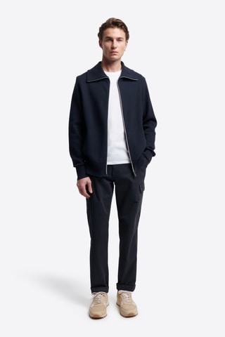 Cardigan in cotone bio - Navy