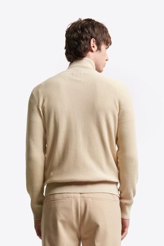 Cardigan in cotone bio - Beige chiaro