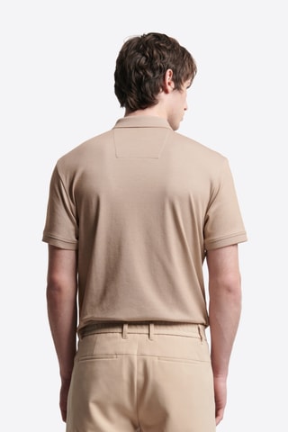 Polo slim - Taupe melange