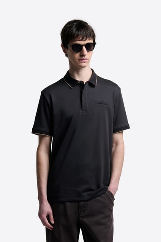 Polo slim - Nero