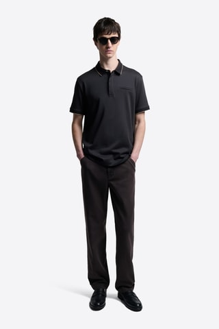 Polo slim - Nero