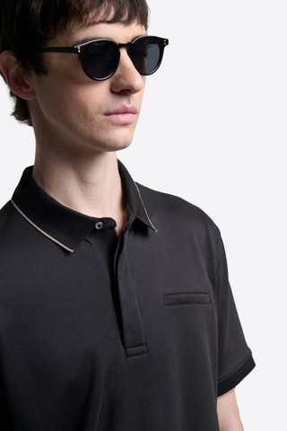 Polo slim - Nero