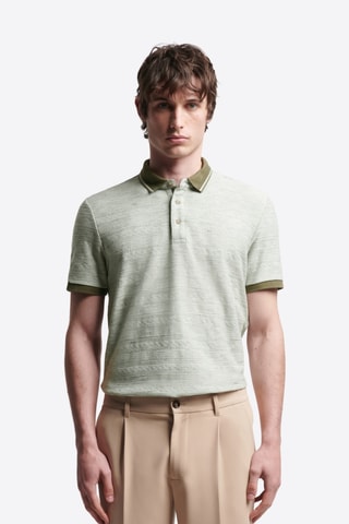 Polo slim - Verde acqua