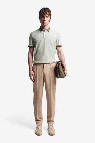 Polo slim - Verde acqua