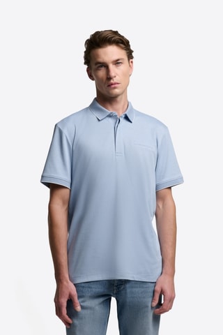 Polo slim - Celeste