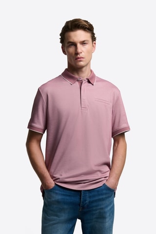 Polo slim - Rosa antico