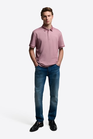 Polo slim - Rosa antico