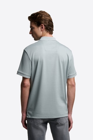 Polo slim - Blu-verde