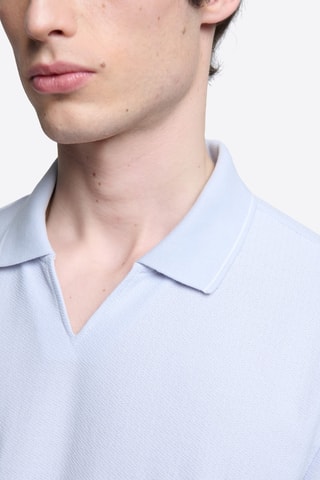 Polo slim - Celeste