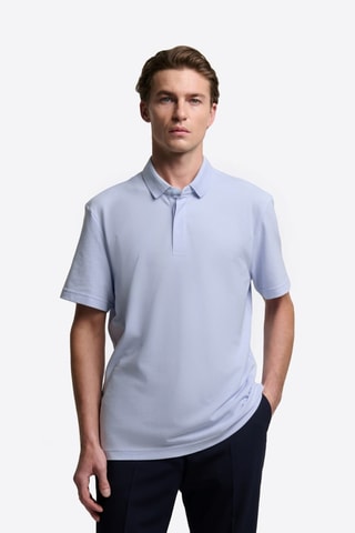 Polo slim - Celeste