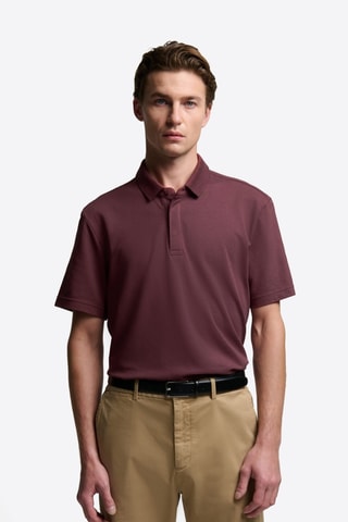 Polo slim - Bordeaux