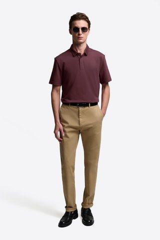 Polo slim - Bordeaux