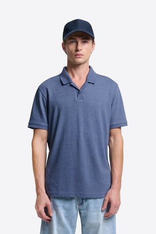 Polo slim - Cobalto