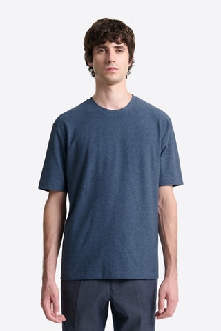 T-shirt regular - Navy melange