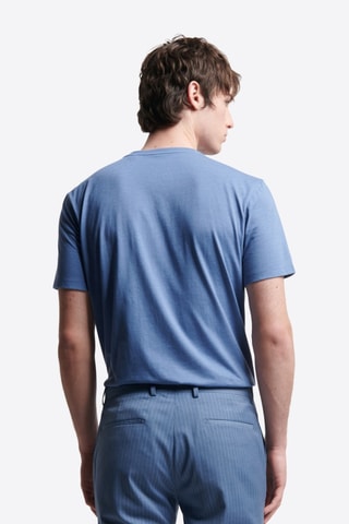 T-shirt slim - Celeste