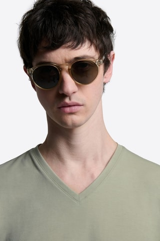 T-shirt slim - Verde chiaro