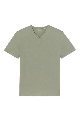 T-shirt slim - Verde chiaro