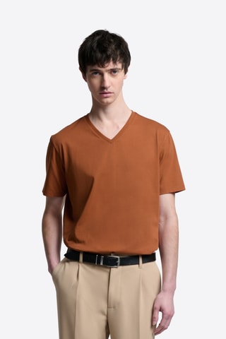 T-shirt slim - Arancione