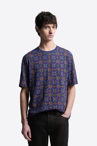 T-shirt regular - Petrolio