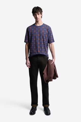 T-shirt regular - Petrolio