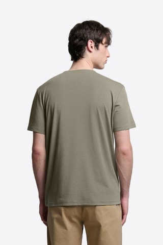 T-shirt slim - Kaki melange