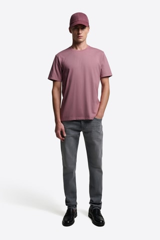 T-shirt slim - Rosa antico
