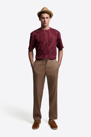 T-shirt regular - Bordeaux