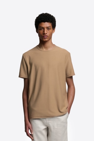 T-shirt slim - Marrone chiaro