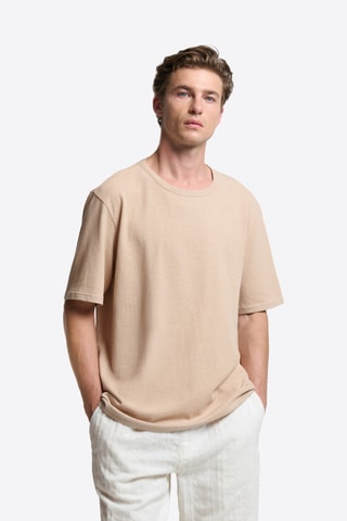 T-shirt regular - Beige