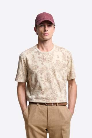 T-shirt slim - Ecrù