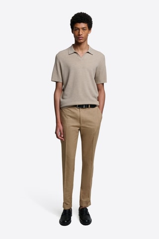 Polo in cotone bio - Beige