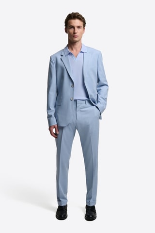 Polo in cotone bio - Celeste