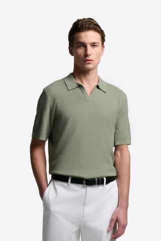 Polo in cotone bio - Kaki