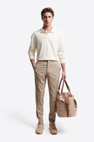 Polo regular - Ecrù