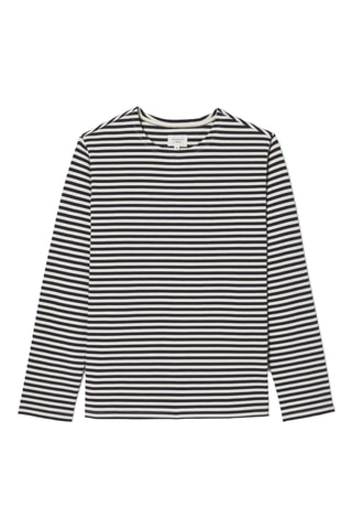 T-shirt - Ecrù e indaco