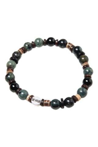 Bracciale - Onice, rioliti e legno