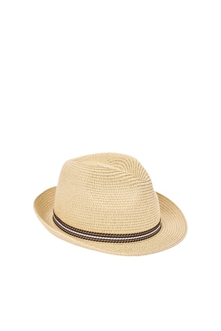 Trilby di paglia - Beige