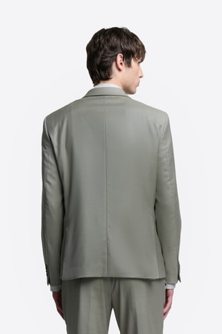 Chaqueta de lana - Verde almendra