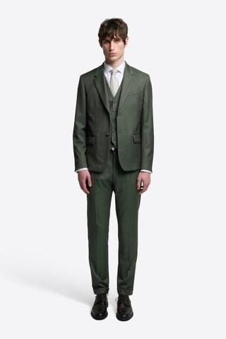 Chaqueta de traje de lana - Verde