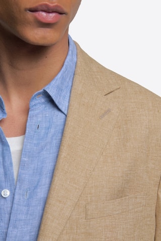 Giacca da completo in lino - Cammello melange