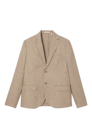 Giacca da completo in lino - Cammello melange