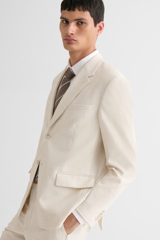 Giacca da completo in lino - Ecrù