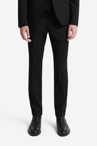 Pantaloni da completo slim - Nero