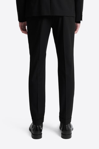 Pantaloni da completo slim - Nero