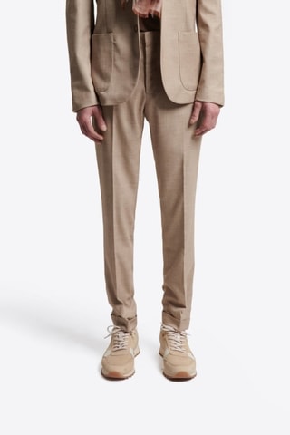 Pantaloni da completo slim - Beige