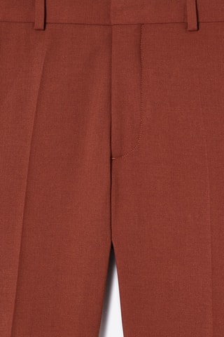 Pantalon slim - Rouge brique