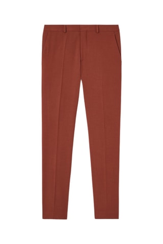 Pantalon slim - Rouge brique