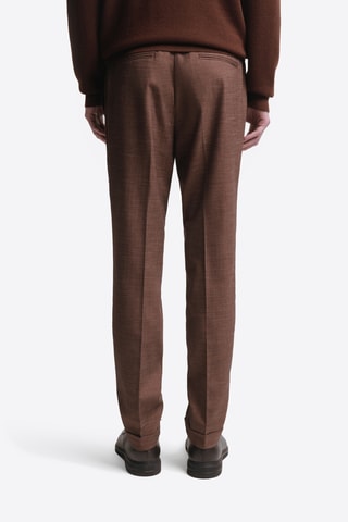 Pantaloni da completo slim - Marrone